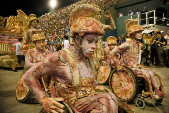 União da Ilha do Governador é a segunda escola do grupo especial do Carnaval do Rio a desfilar na SapucaíFoto: Tomaz Silva Tomaz 