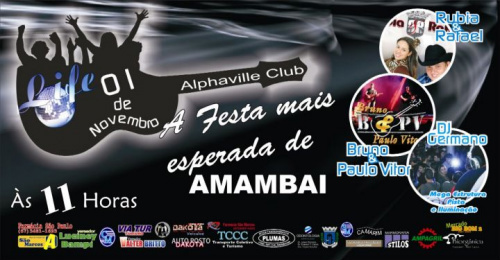 Life Festa agita Amambai nesta segunda-feira