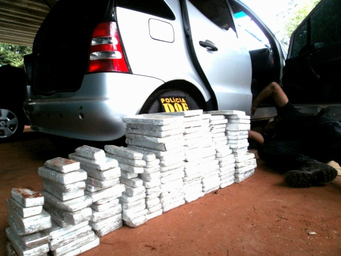 DOF apreende 103 quilos de maconha na região de fronteira