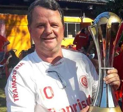 Amambaiense apaixonado por futebol fala de sua expectativa para a Copa do Mundo Marco Aurélio é torcedor do Internacional / Foto: Arquivo Pessoal
