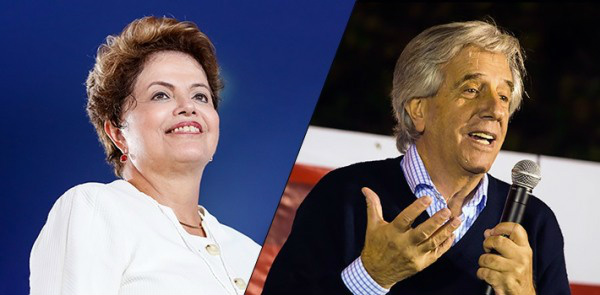 Dilma participa da posse de Tabaré Vázquez no Uruguai Dilma Rousseff irá participar da posse do novo presidente, Tabaré Vázquez, amanhã (1°) no Chile / Foto: Divulgação
