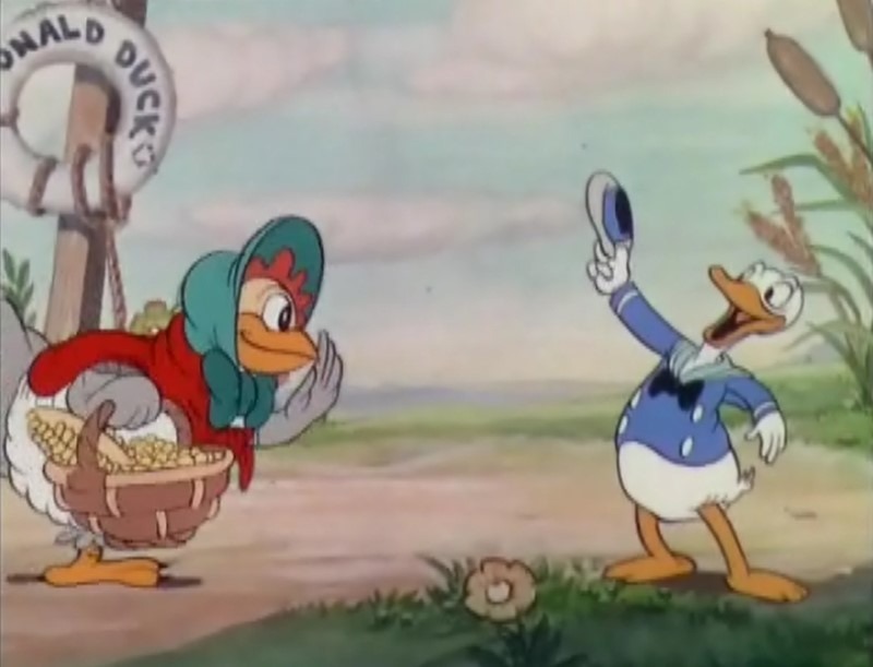 Pato Donald 86 anos! Confira 5 curiosidades sobre o personagem A aparição de Donald em Wise Little Hen. (Fonte: Reprodução / Disney)