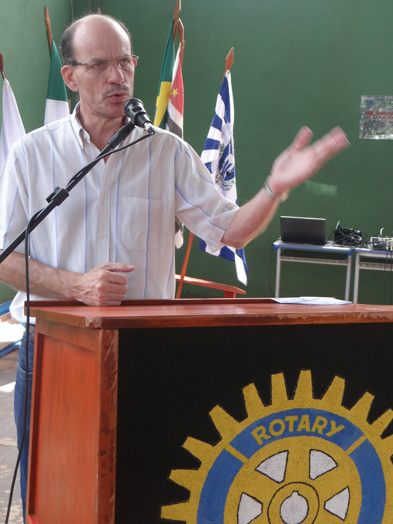 Rotary de Amambai comemora 110 anos da instituição com ação social O prefeito de Amambai, Sérgio Barbosa. (Moreira Produções / Assessoria de Comunicação)