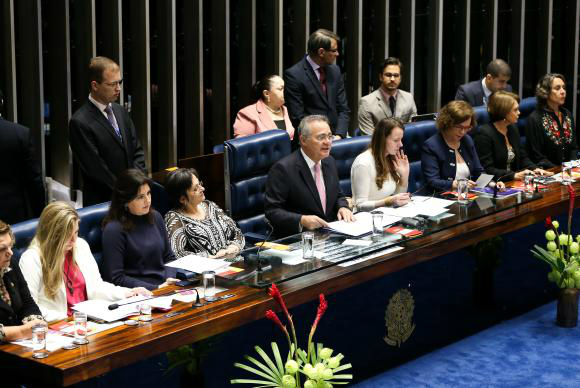 Senado homenageia dez anos da Lei Maria da Penha Durante a solenidade foi lançado o portal do Observatório da Violência contra a Mulher a anunciada a indicação de Maria da Penha ao Nobel da PazMarcelo Camargo/Agência Brasil