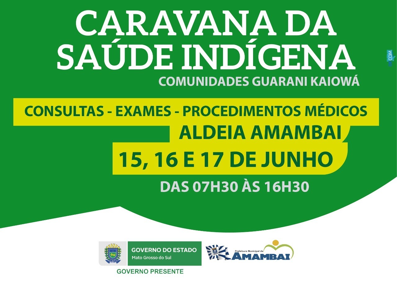 Amambai recebe Caravana da Saúde Indígena Foto: Divulgação