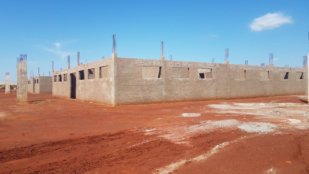 Estágio atual das obras de construção do Hospital Regional de Dourados. / Foto: Ricardo Minella