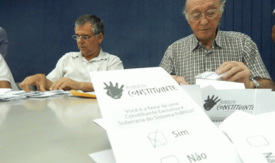 oO advogado Ricardo Gebrim, membro da coordenação nacional da campanha pelo Plebiscito, afirma que o próximo passo é pressionar o Congresso Nacional a possibilitar que uma consulta oficial seja realizada no país / Foto: Divulgação