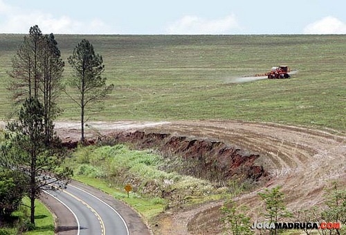 O Brasil, segundo os dados do Atlas, consome 20% de todo agrotóxico comercializado mundialmente / Foto: Joka Madruga