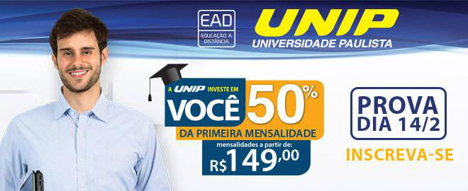 Unip de Amambai está com incrições abertas para processo seletivo