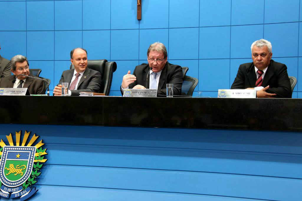 Assembleia Legislativa apoia criação da 3ª Vara Judicial em Amambai - MS O presidente do TJMS, João Maria Lós, detalhou nesta quarta-feira (17) projeto criando a Vara Criminal.Fotio: Divulgação