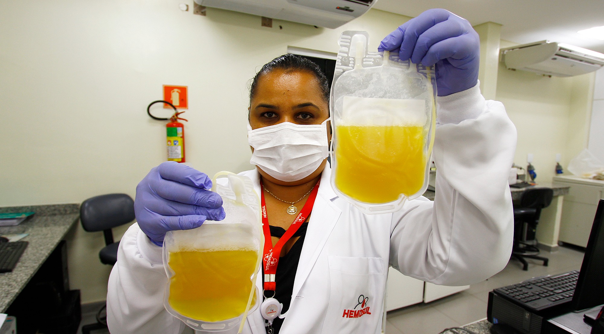 Inovador, MS vai usar plasma de sangue humano para tratar pacientes de Covid-19 Foto: Saul Schramm, Subcom