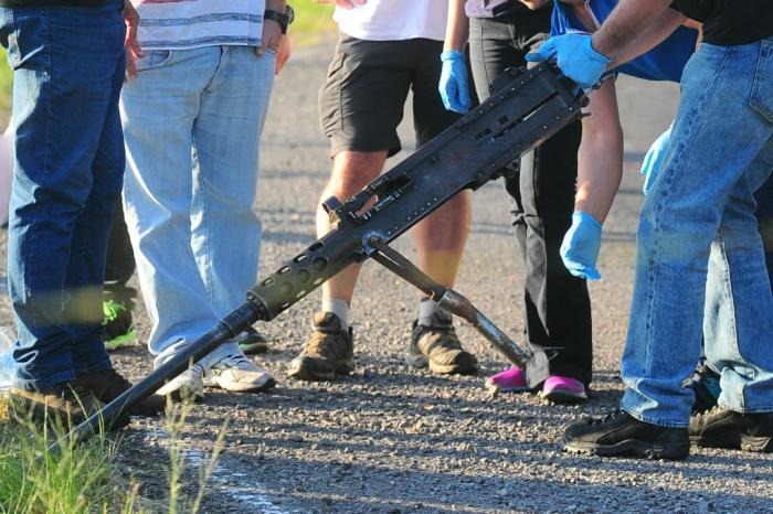 Assaltante Papagaio é investigado por ataque a carro-forte Arma é capaz de derrubar aeronaves e perfurar blindados