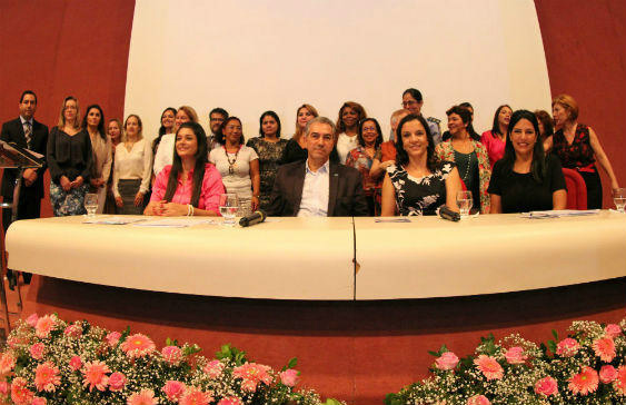 Azambuja enviará projeto de lei para beneficiar as mulheres no Estado Evento para comemorar o Mês da Mulher e a divulgação de melhorias para as mesmas / Foto: Chico Ribeiro