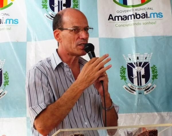 Prefeito de Amambai, Sérgio Barbosa.