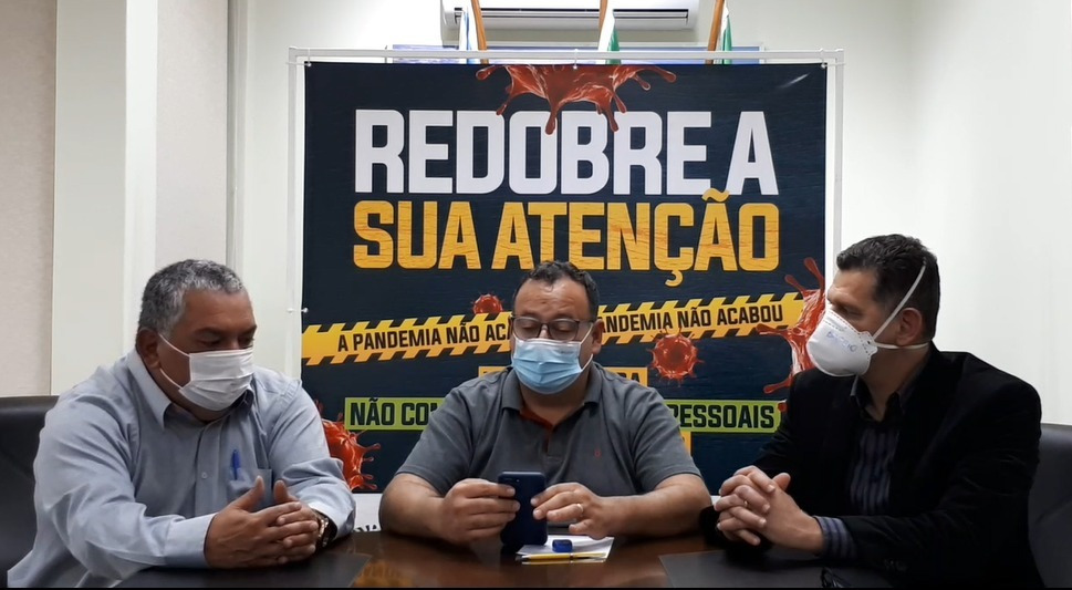 Covid-19: Prefeito faz alerta sobre variante mais agressiva em Amambai Foto: Decom