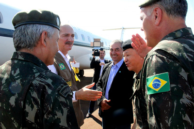 Em Dourados, Reinaldo e ministro da Defesa elogiam Sistema de Monitoramento