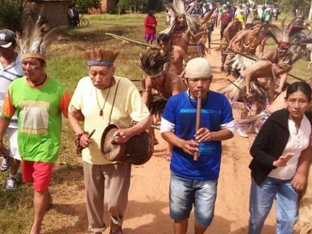 Indígenas que participam de ocupação na Fazenda Esperança. (Foto: MPF/Arquivo)