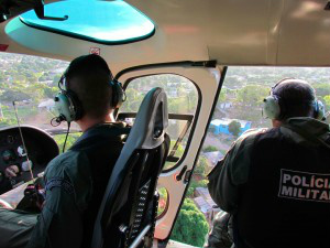 Policiamento Aéreo realiza operação conjunta com a PM e Policia Civil na capital