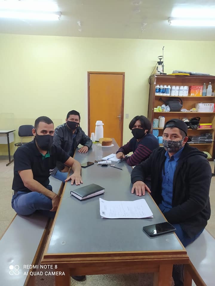 Tato Souza reivindica projetos de incentivo a produção na aldeia Amambai A reunião ocorreu na sede da Seagri / Foto: Reprodução/Facebook