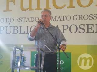 Reinaldo diz que greve da educação é 'política' e fala em ir à Justiça Governador Reinaldo Azambuja