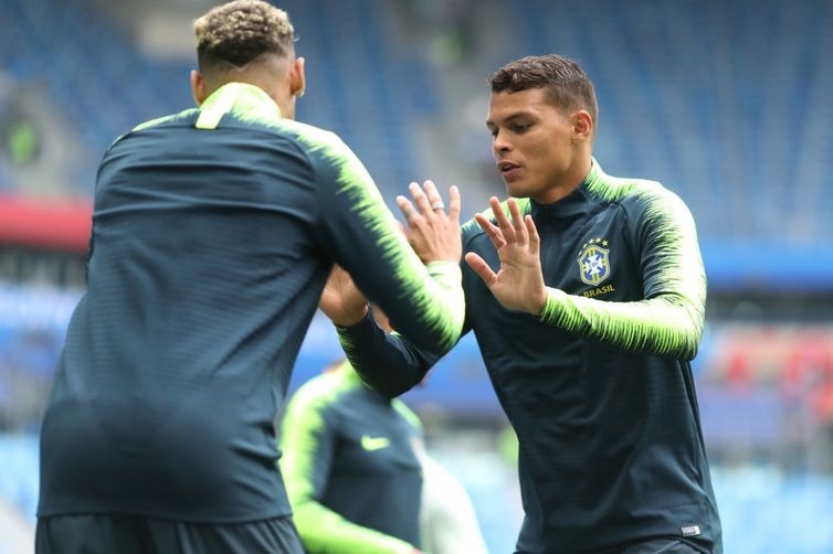 O zagueiro Thiago Silva será o capitão da seleção para enfrentar a Costa Rica / Foto: Lucas Figueiredo/CBF