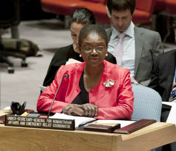Valerie Amos. Foto: ONU/Kim Haughton