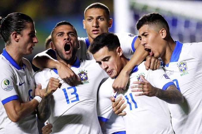 Brasil estreia na Copa América com vitória de 3 a 0 contra Bolívia O Brasil estreou na Copa América nesta sexta-feira (14) com vitória de 3 a 0 contra a Bolívia / Foto: Divulgação