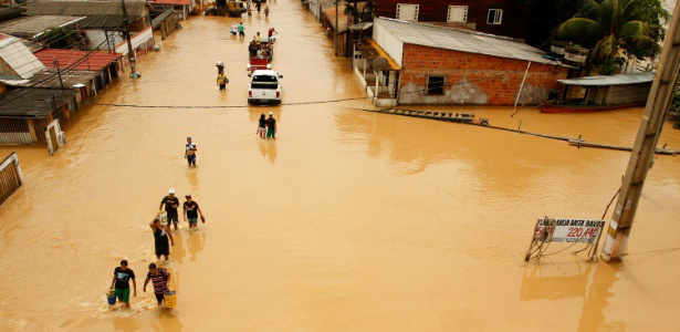 Devido à situação provocada pela enchente do Rio Acre nos dois municípios, Defesa Civil Nacional decretou estado de calamidade / Foto: Divulgação