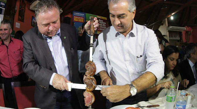 MS tem carne de excelência Ministro e Governador do estado em churrascaria na CapitalFoto: Divulgação
