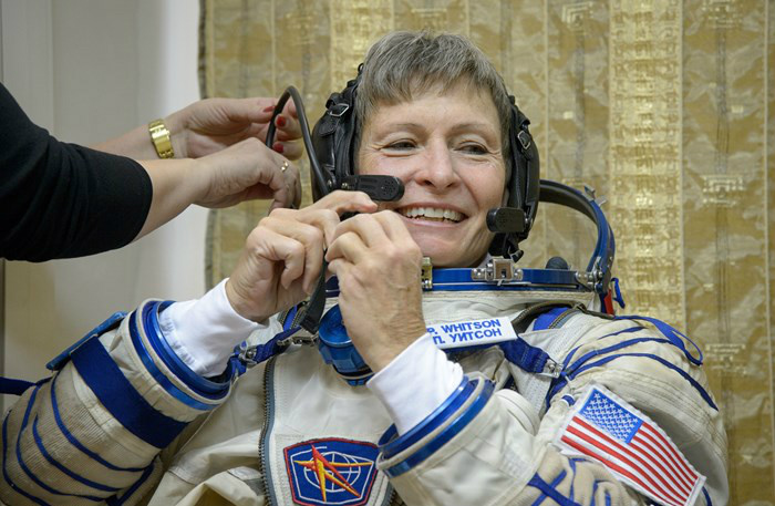 A astronauta Peggy Whitson: que mulher!Foto: Divulgação 