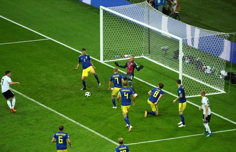 Copa 2018, Alemanha e Suécia, Lances REUTERS/Hannah McKay - Hannah McKay/Reuters