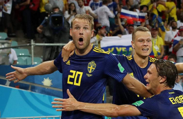 Alemanha vira no último lance e continua viva na Copa do Mundo Copa 2018, Alemanha e Suécia, Gol Suécia, por Francois Lenoir/Reuters