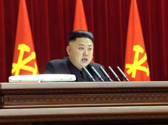 O líder da Coreia do Norte, Kim-Jong-un, defende ampliação do arsenal nuclear de seu país.REUTERS/KCNA