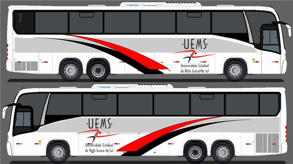 Modelo do ônibus que será adquirido pela UEMS com os R$ 500 mil da emenda de Geraldo Resende