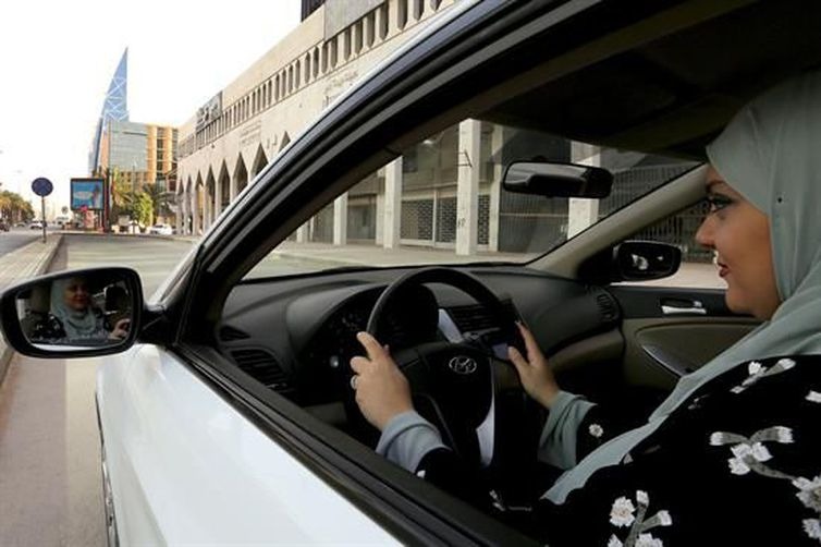 No dia 24 de Junho mulheres sauditas ganharam o direito de dirigir 