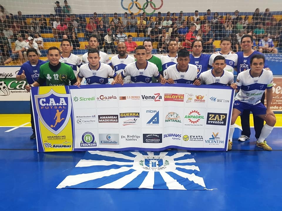 1º Colocado na fase de grupos, CAA de Amambai segue agora para o mata-mata CAA tem 100% de aproveitamento, sendo vitorioso em todos os jogos do certame / Foto: Divulgação