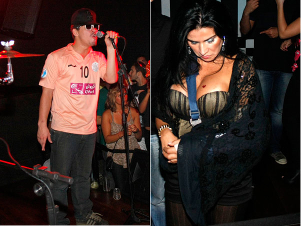 Joana Machado dança todas e beija na boca em balada no Rio Thiago Martins, que se apresentou com sua banda na boate, e Solange Gomes, que curtiu a noite com seu megadecote