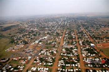 Amambai ou Amambaí? Vista aérea da cidade.