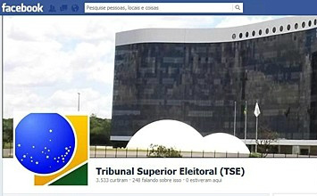 Página oficial do TSE no Facebook começa a funcionar em caráter experimental