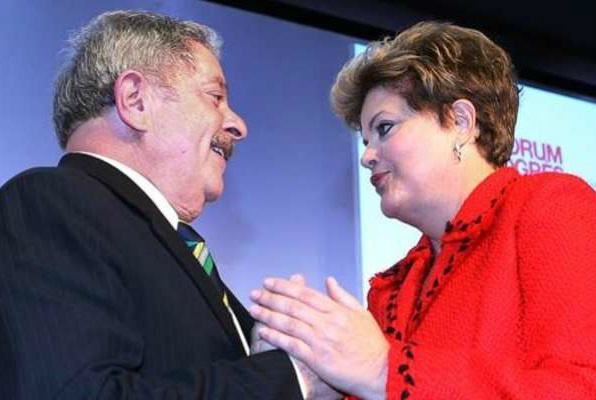 Dilma se reúne com lideranças partidárias em Brasília A presidente Dilma Rousseff e o ex-presidente Lula reúnem-se com as cúpulas do PMDB e do PP na Granja do Torto, em Brasília (Foto: Divulgação)