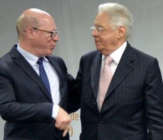 Figuras ilustres Desembargador federal Nery da Costa Jr e o ex-presidente da República, Fernando Henrique Cardoso / Foto: Reprodução Facebook