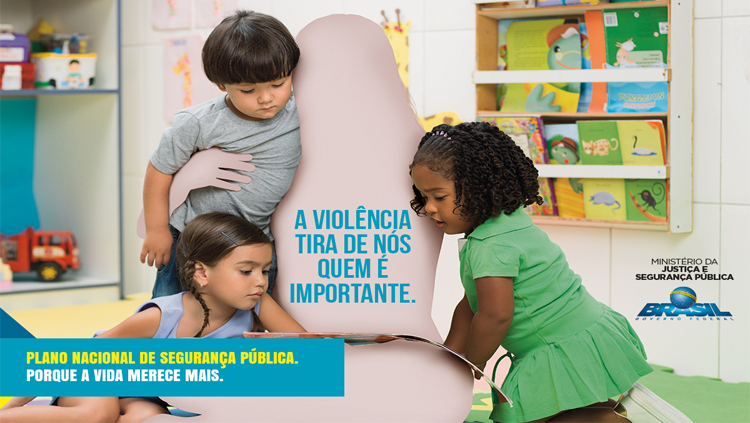Campanha sobre o Plano Nacional de Segurança tem como foco valorização da vidaFoto: Divulgação 