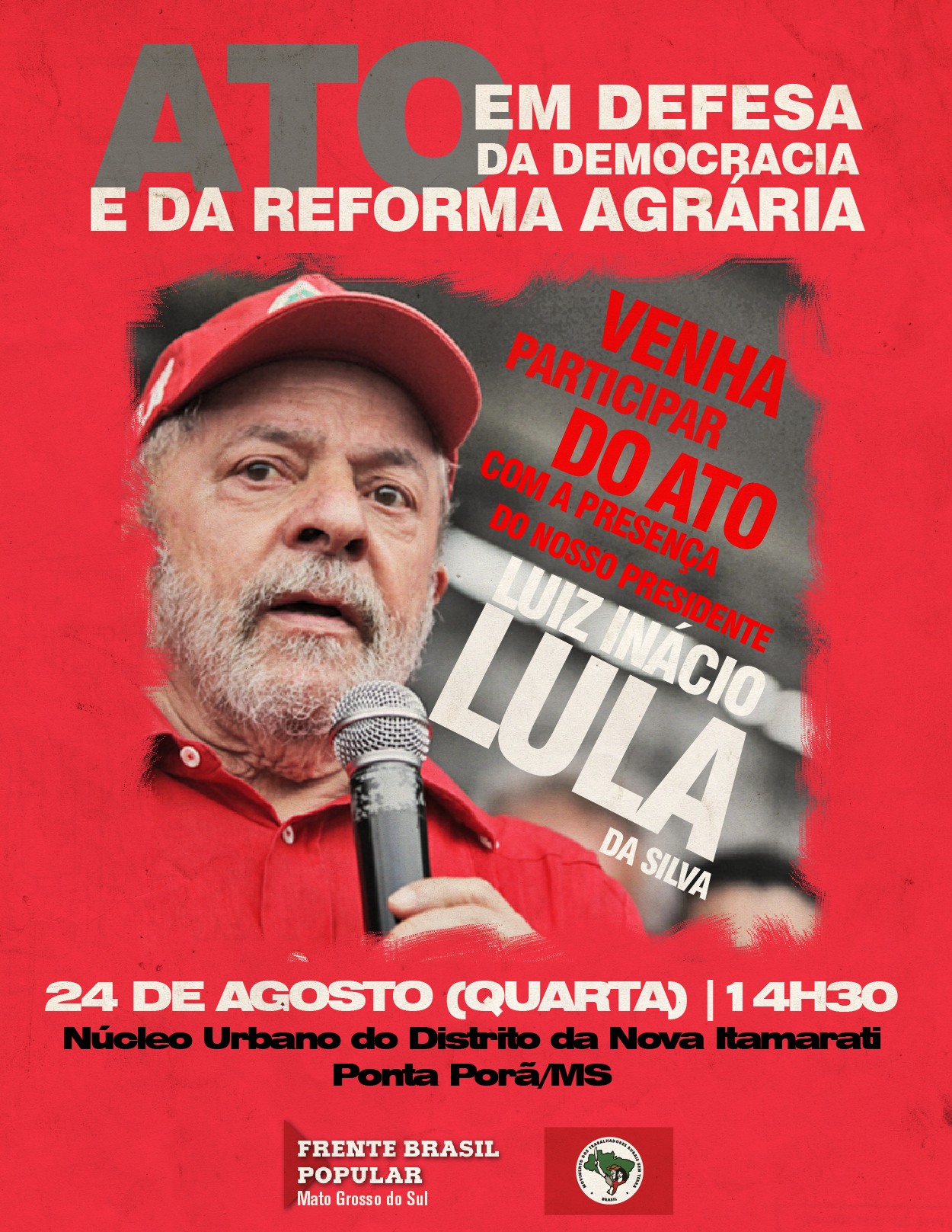 MST recebe Lula no maior assentamento do Brasil
