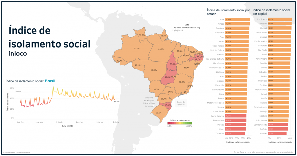 Gráfico à esquerda mostra taxas mapeadas desde fevereiro