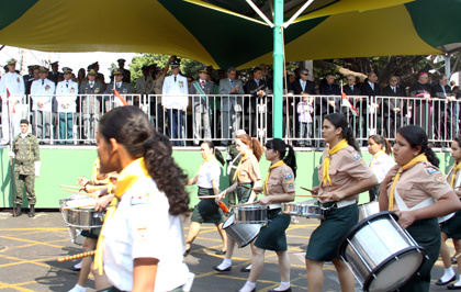 Tradicional desfile cívico comemora o Dia da Independência, na Capital Tradicional desfile cívico comemora o Dia da Independência, na Capital