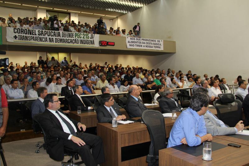 Produtores rurais lotam Assembléia Legislativa durante Conferência sobre PEC 215.