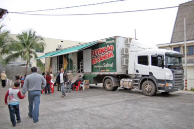 Carreta do Hospital do Câncer de Barretos estará em Amambai Carreta do Hospital do Câncer de Barretos estará em Amambai