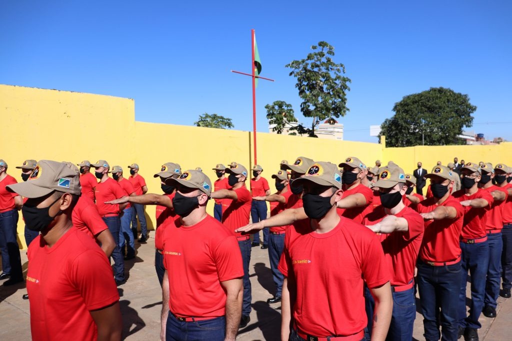 Academia de Bombeiros Militar de MS recebe novos alunos São 42 alunos soldados / Foto: Corpo de Bombeiros