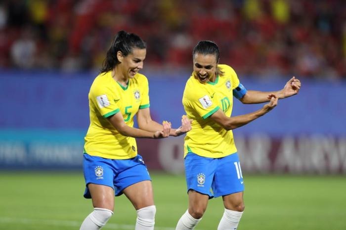 Brasil vence a Itália e confirma classificação para as oitavas da Copa do Mundo Marta marcou seu segundo gol na Copa do Mundo de 2019Foto: Rener Pinheiro / MoWA Press