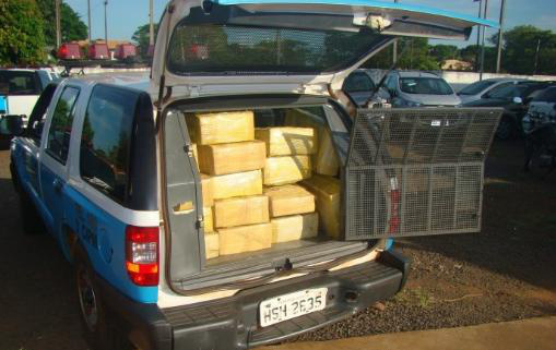 Polícia Militar de Amambai apreende mais de duas toneladas de maconha